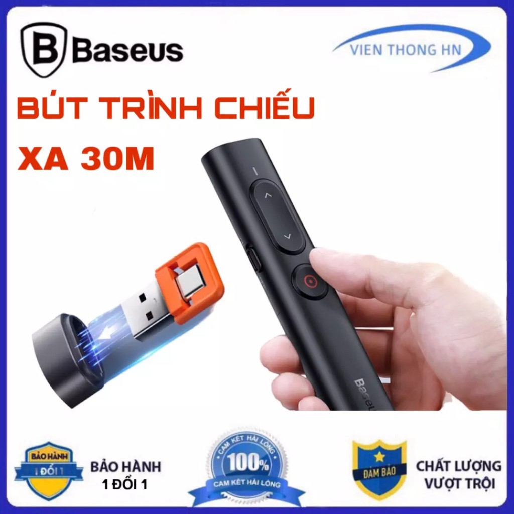 Bút trình chiếu máy chiếu không dây Baseus - vienthonghn