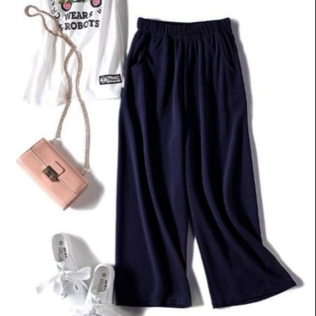 Quần Ống Rộng Nữ Dáng Nhật Chất Đẹp (kèm ảnh thật)