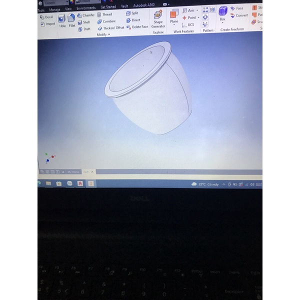 Khuôn quay chậu chum cao 45 cm