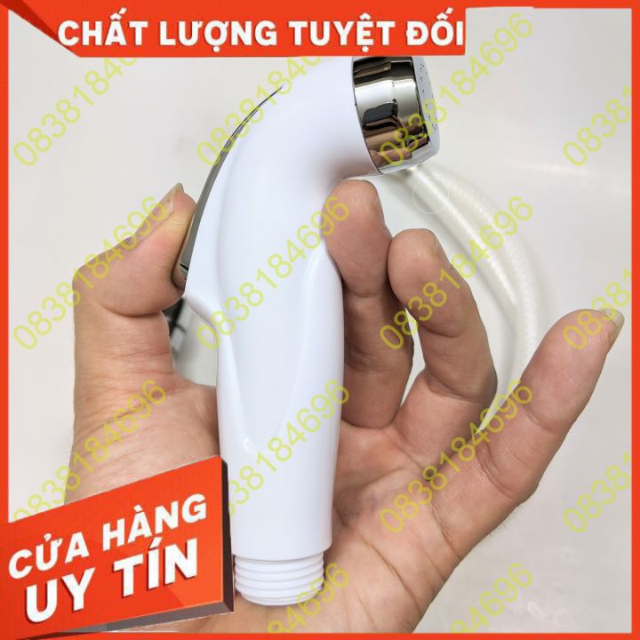 Vòi xịt vệ sinhcò âm Thái đẹp, lõi Thau bền đẹp, Dây dài 120cm nước ra mịn