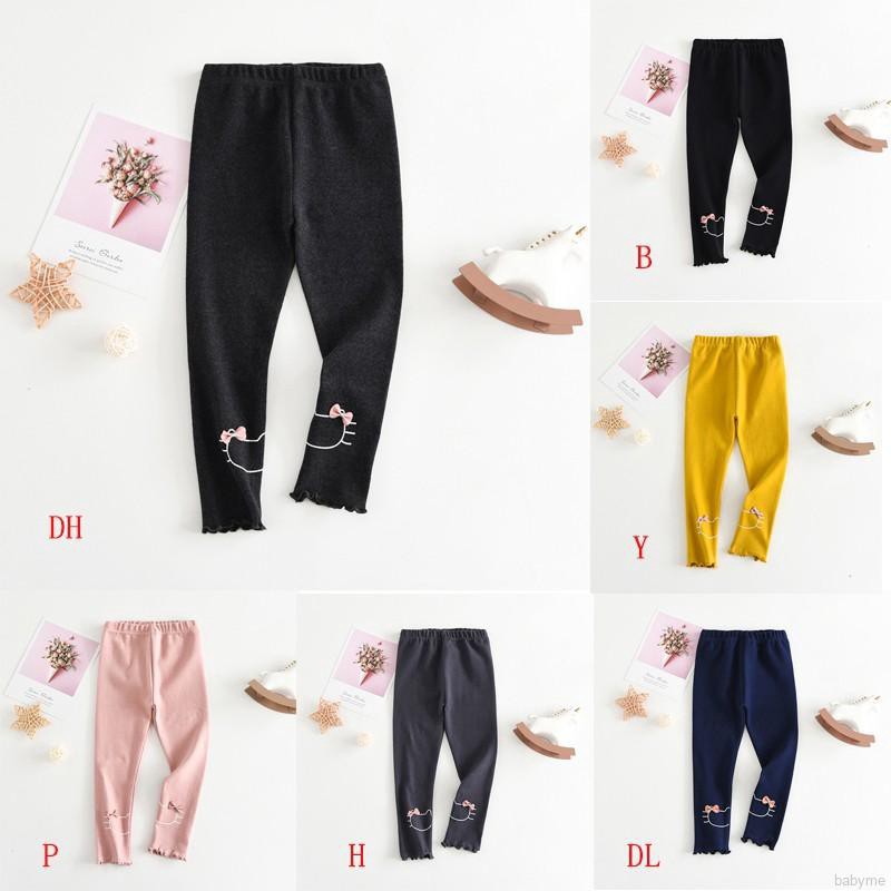 Quần Legging Cotton In Họa Tiết Hoạt Hình Cho Bé Gái