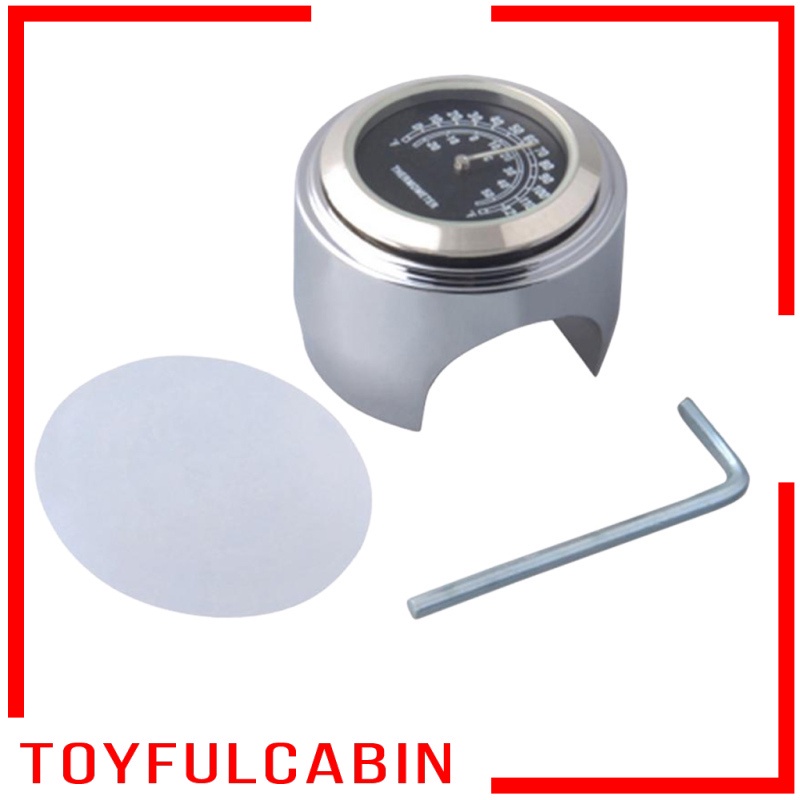 1 Nhiệt Kế Dạ Quang Chống Thấm Nước 7 / 8 &quot;Gắn Tay Lái Xe Máy