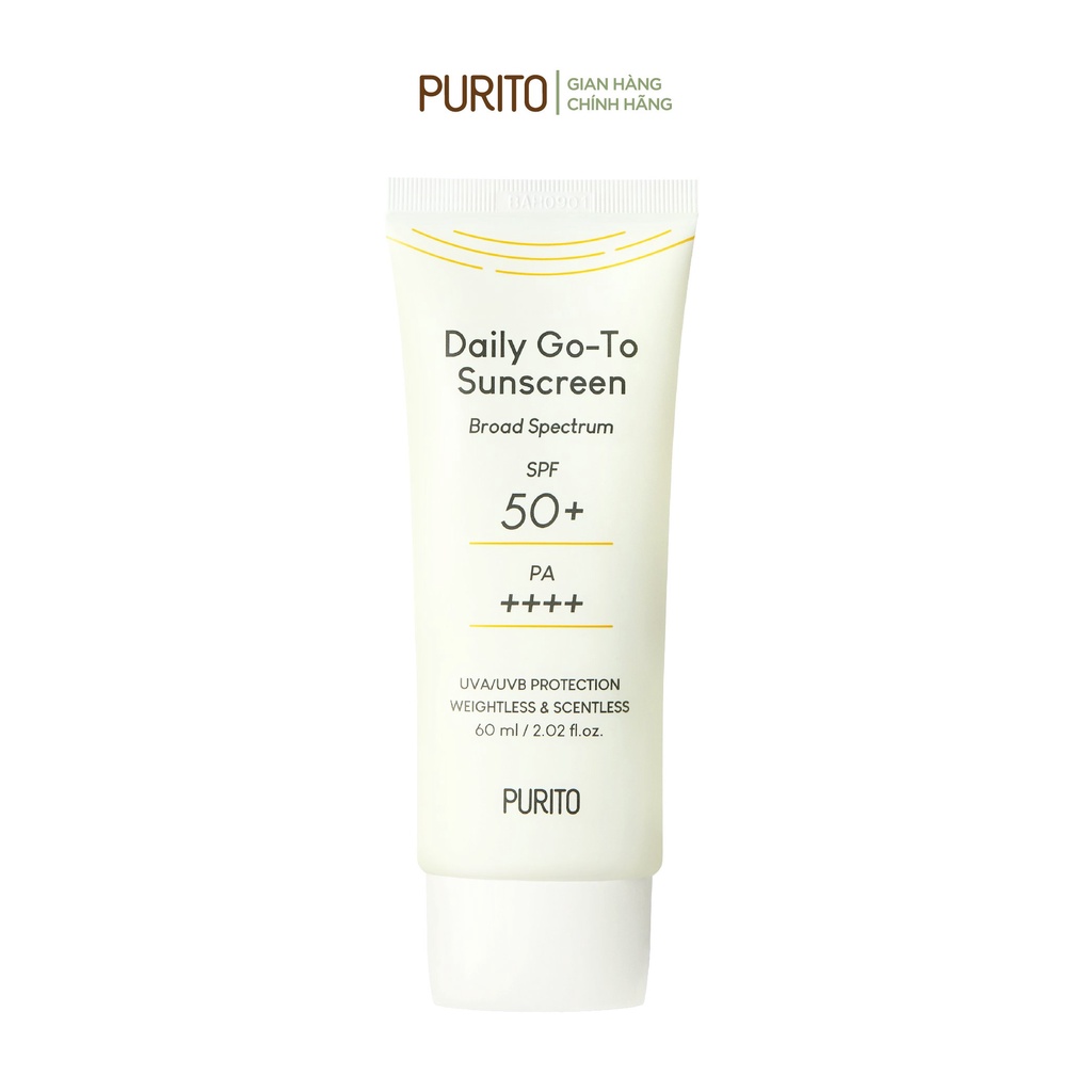 Kem chống nắng dạng lai PURITO Daily Go-to Sunscreen 60ml