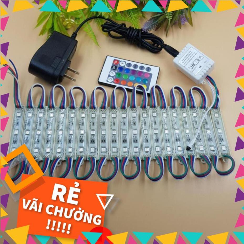 Bộ Led 7 Màu Trang Trí Bể Cá Tủ, Nhà Cửa , Led RGB Trang Trí