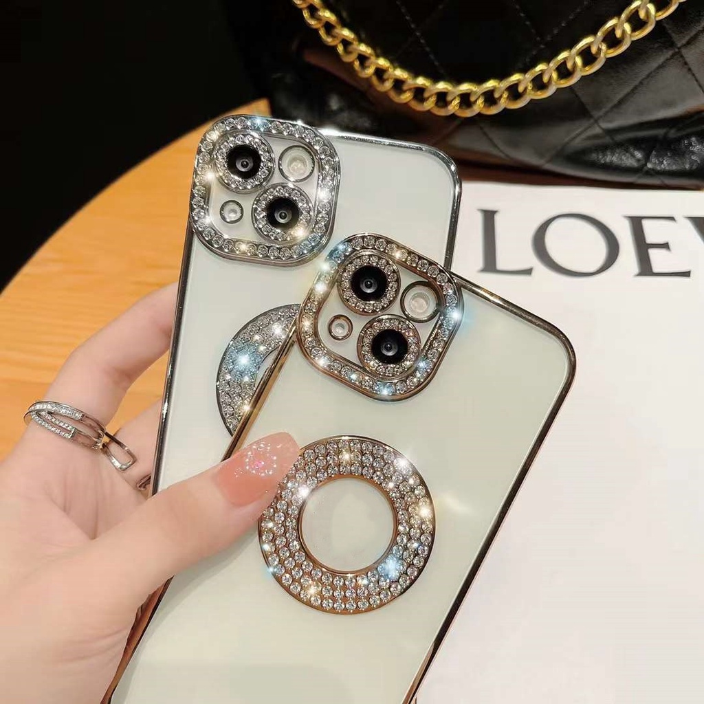Ốp Điện Thoại Mềm Trong Suốt In LOGO Sang Trọng Cho iPhone 13 12 11 Pro Max 13 Pro 12 Pro Max