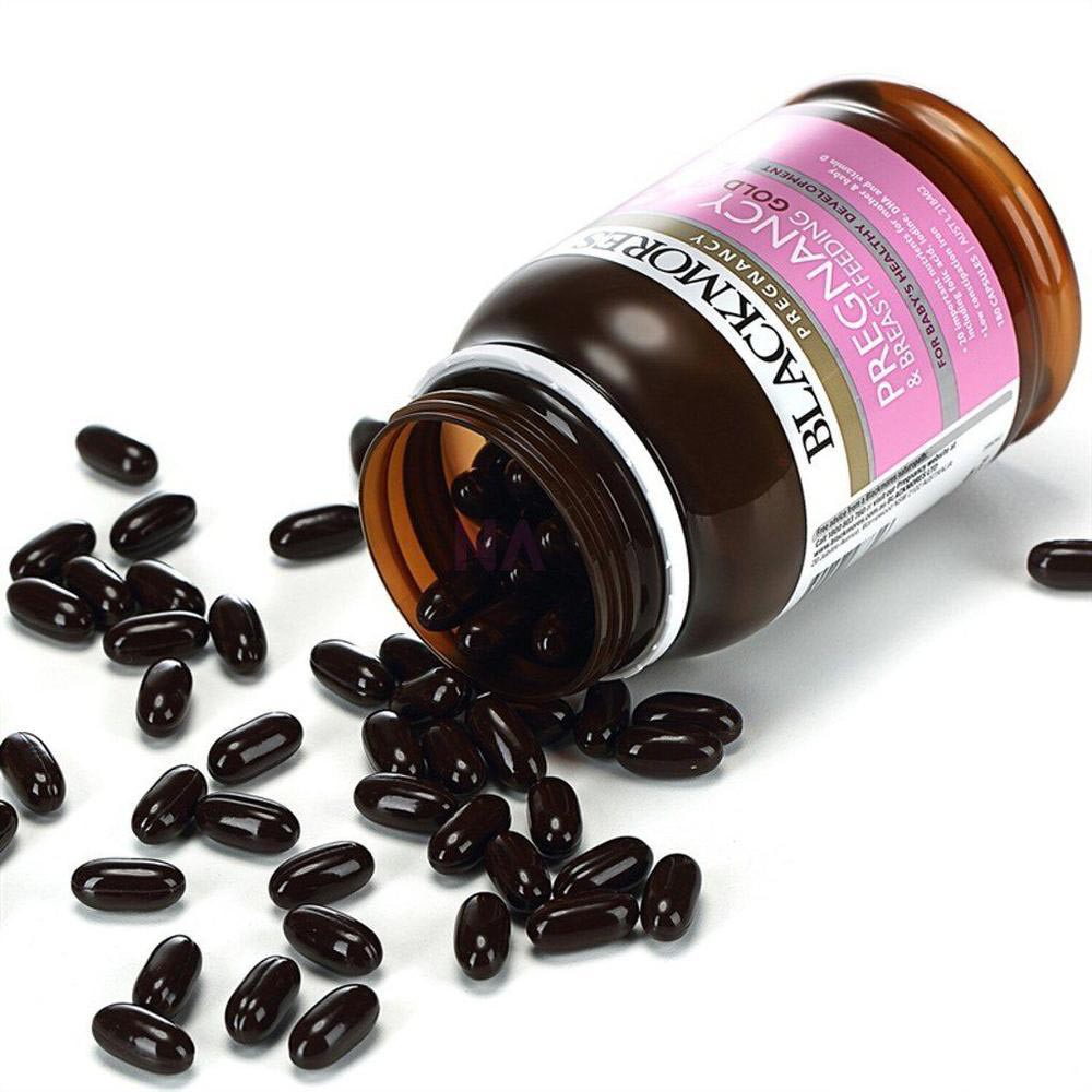 Thực Phẩm Bảo Vệ Sức Khỏe Blackmores Pregnancy &amp; Breast-Feeding Gold 60 Viên