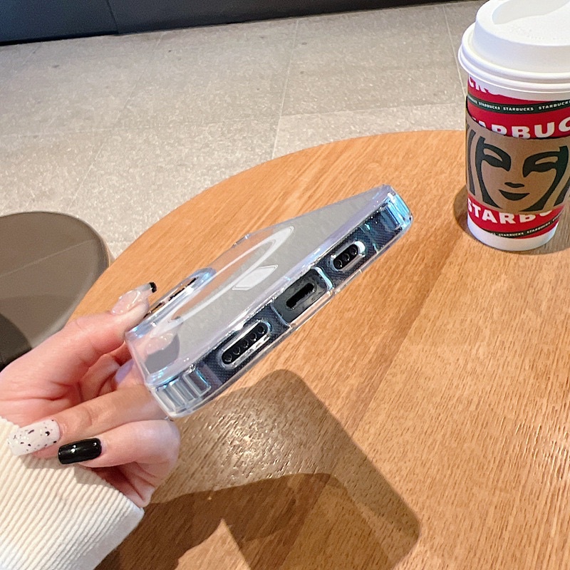 Ốp lưng trong hỗ trợ sạc không dây m dành cho IP 14/14pro/14max/14promax/13/13pro/13promax/12/12pro/12promax/11pro