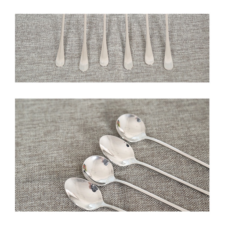 Thìa Inox Cán Dài / Muỗng Pha Cafe, Sinh Tố Phong Cách HÀN QUỐC Tiện Dụng- Phukientuiloc.com