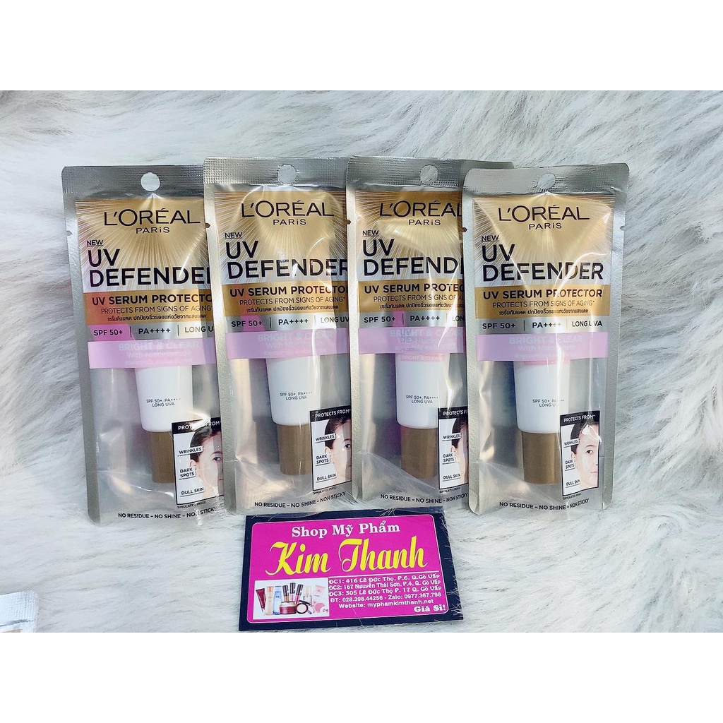 (Tuýp mini dùng thử) Kem chống nắng Loreal UV Defender SPF50+ PA++++ 15ml