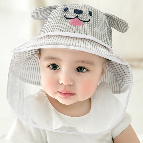 Mũ chống bụi chống văng bảo vệ an toàn phòng dịch cho bé hiệu quả