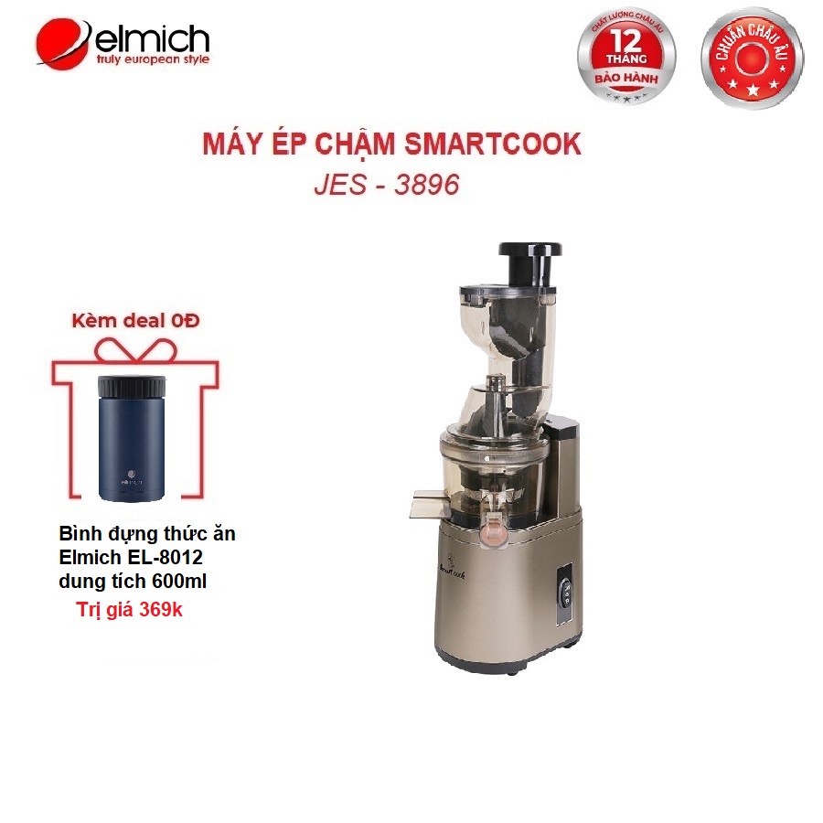 [Mã ELHA22 giảm 6% đơn 300K] Máy ép trái cây Smartcook JES-3896