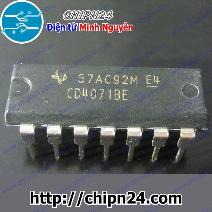 [2 CON] IC CD4071 DIP-14 (CD4071BE 4071)