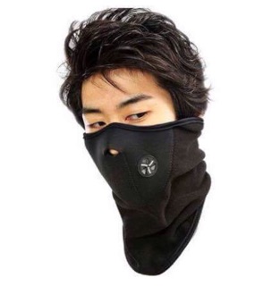 Khẩu trang Ninja trùm cổ - đồ phượt - chất nỉ ( có lỗ thoáng ở mũi) cao cấp