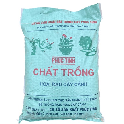 Đất Sạch Trồng Cây Siêu Dưỡng đã qua xử lý trộn xơ dừa đất nuôi trùn quế