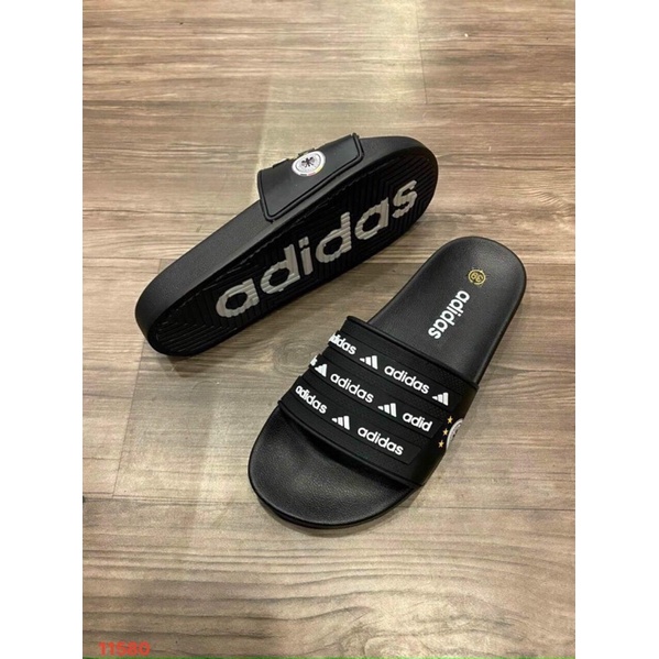 DÉP LÊ NAM QUAI NGANG ADIDAS, DÉP CAO SU NAM QUAI ĐÚC CHỮ NỔI- BIN STORE