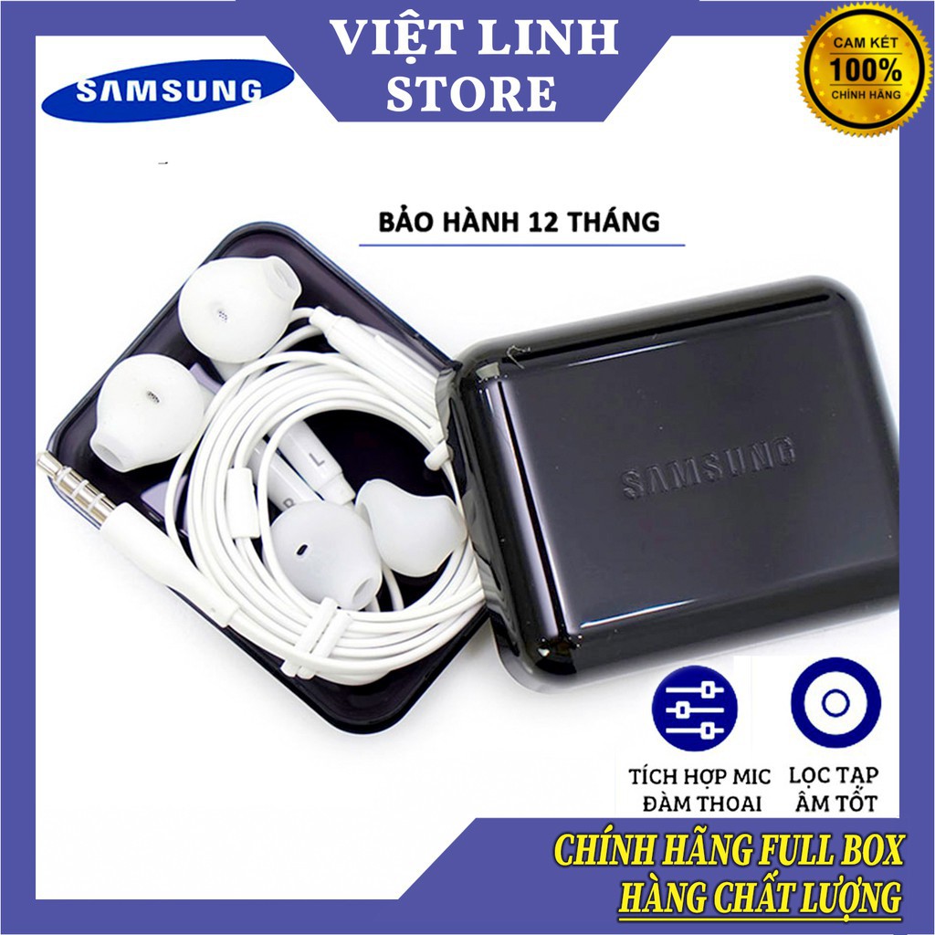 Tai Nghe Samsung chính hãng theo máy chân tròn 3.5mm - zin 100% - Việt Linh Store