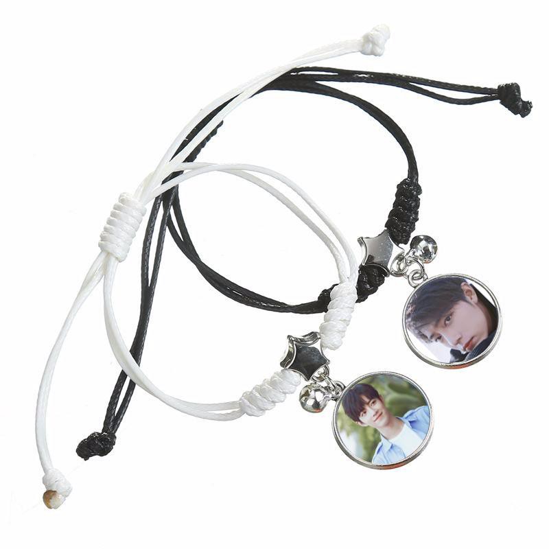 Vòng tay đôi TIÊU CHIẾN NGỤY VÔ TIỆN phim Trần Tình Lệnh in hình thần tượng lắc tay xinh xắn dễ thương