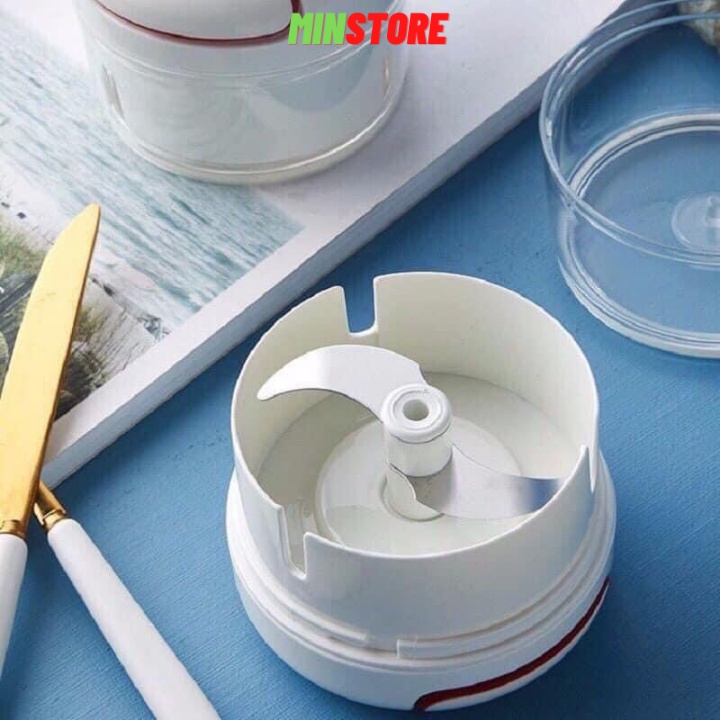 Máy xay tỏi ớt , Dụng cụ xay tỏi ớt cầm tay đa năng thế hệ mới M18