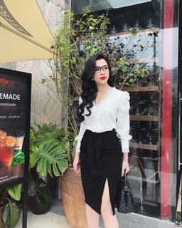 Sơ mi lụa topshop