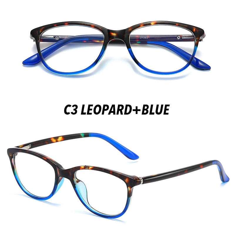 【HENGHA】【Myopia Eyeglasses】Minus 0°~-400° Eyeglasses Korean Fashion Women Eyeglasses Anti Blue Eyeglasses Kính cận