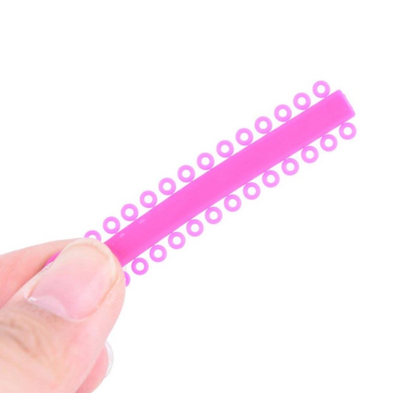 Set 40 Dây Thun Cao Su Đàn Hồi Nhiều Màu Sắc