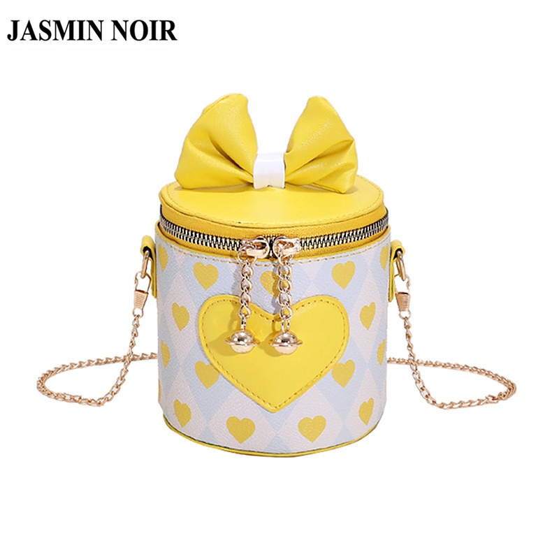 Túi xách JASMIN NOIR bằng da PU đeo chéo vai thời trang cá tính cho nữ