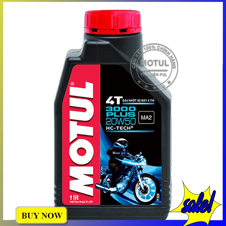 Dầu Nhớt Xe Số Motul 3000 Plus 4T 20W50