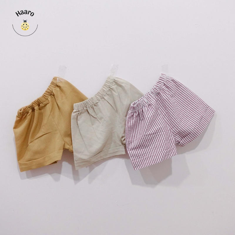 (Hàng thiết kế) Quần áo thời trang cho bé trai Roy shirt / Titus shorts_Haaro babies