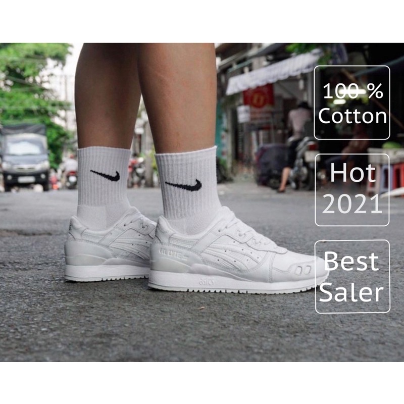 Tất Vớ Dệt Kim Nike, Adidas, Mizuno Cổ Lửng Unisex