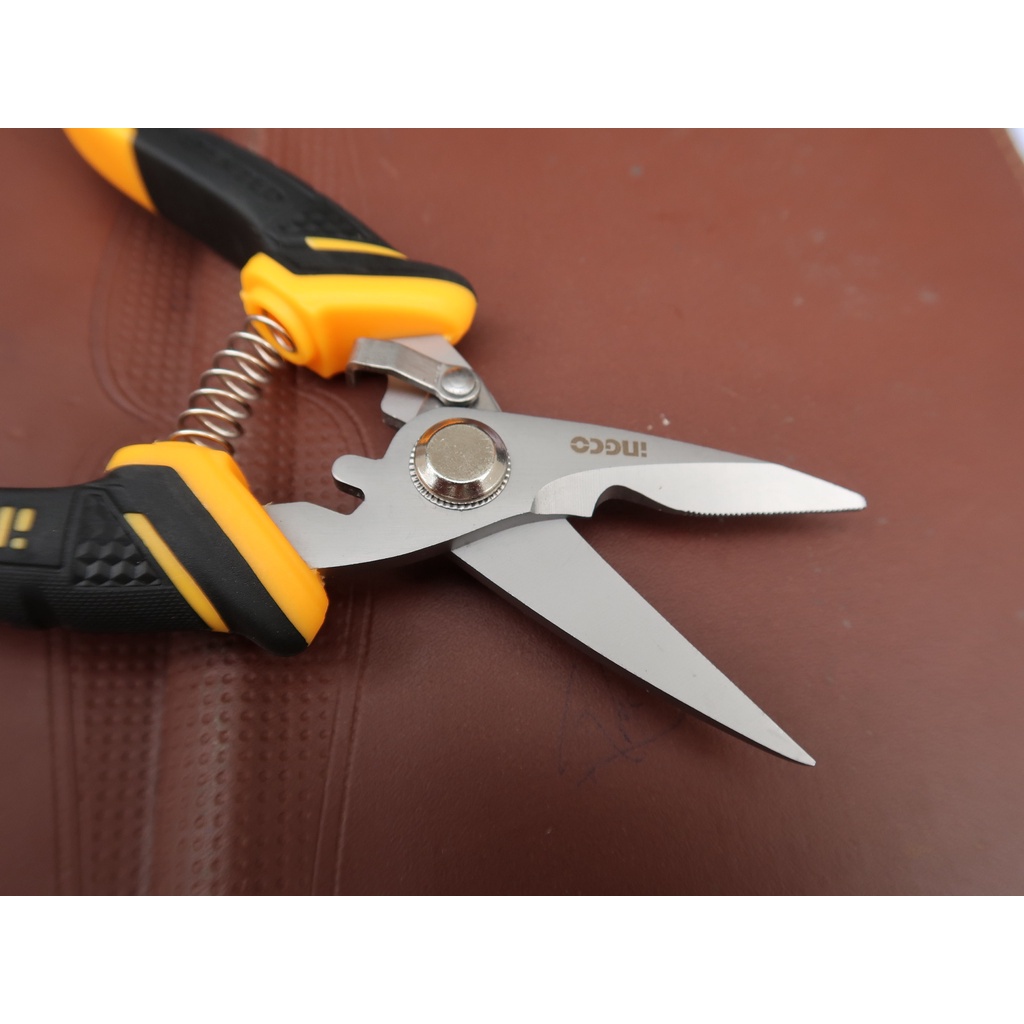 Kéo cắt đa năng 18cm tay cầm cao su TPR INGCO HES0187 HÌNH ẢNH THỰC TẾ ..