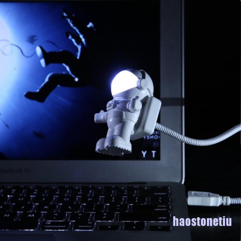 1 Đèn Led Usb Ánh Sáng Trắng Hình Phi Hành Gia Vũ Trụ