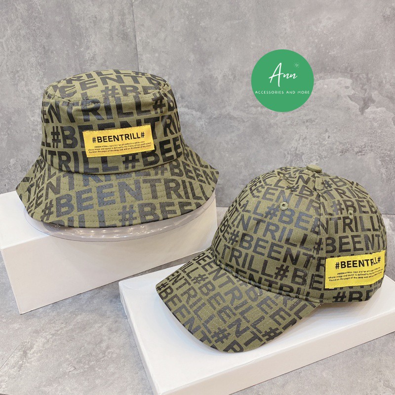 MŨ LƯỠI TRAI BEENTRILL MONOGRAM HÀN QUỐC- PHONG CÁCH THỜI TRANG, MÀU SẮC TRẺ TRUNG, PHOM MŨ CHUẨN ĐẸP STORE, FULL TAG