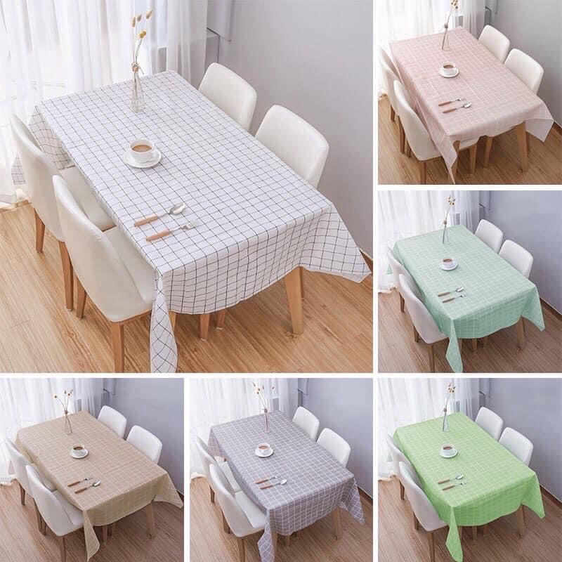 Khăn trải bàn kẻ caro chất liệu PVC chống thấm nước, thảm picnic, trang trí sinh nhật HN981