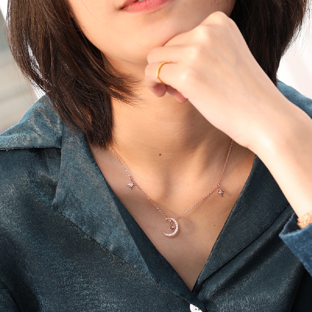 vòng cổ Mặt Hình Học Thời Trang Cho Nữ