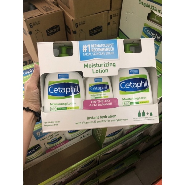 Set 3 chai sữa rửa mặt/ dương thể Centaphil Canada