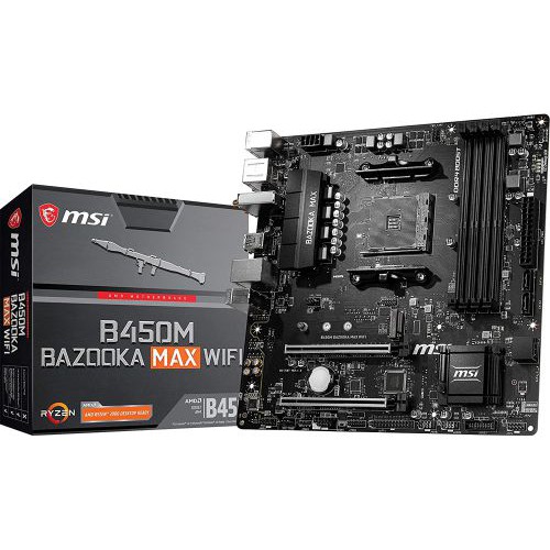 MSI B450M BAZOOKA MAX WIFI FULL BOX