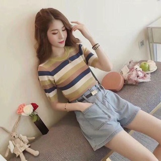 Áo len tay lửng