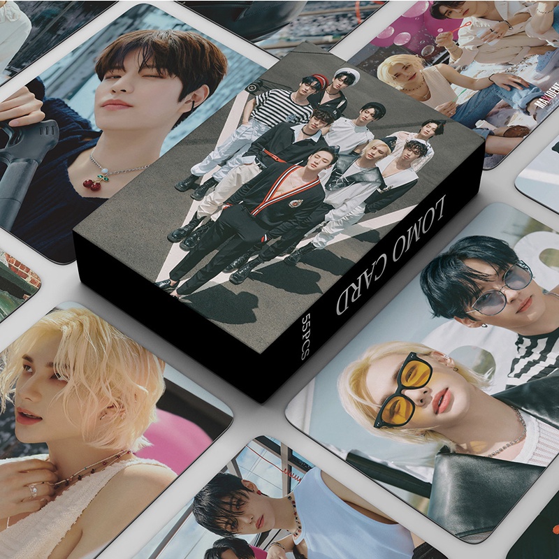 55pcs/box Stray Kids Photocard MAXIDENT LOMO Card Postcard Collection Card