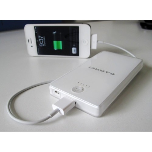 pin sạc dự phòng Gadmei Power Bank Elite 10000mAh P10 , 5200mAh p520