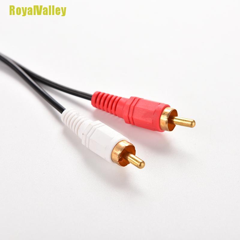 Dây Cáp Âm Thanh Chữ Y Chuyển Đổi Cổng 3.5mm 1 / 8 &quot;Sang 2 Đầu Rca Chuyên Dụng