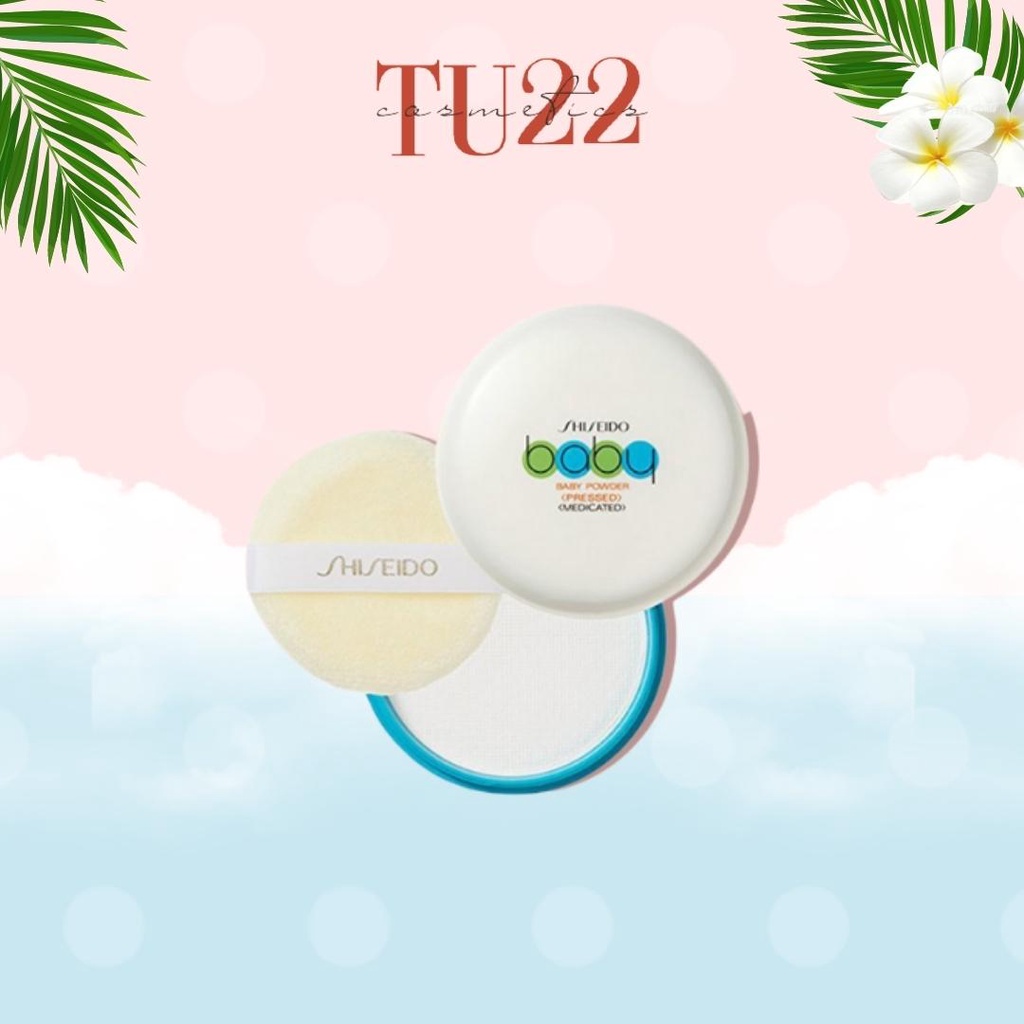 Phấn phủ Shiseido Baby Powder Pressed Nhật Bản 50g | Phấn rôm Shiseido