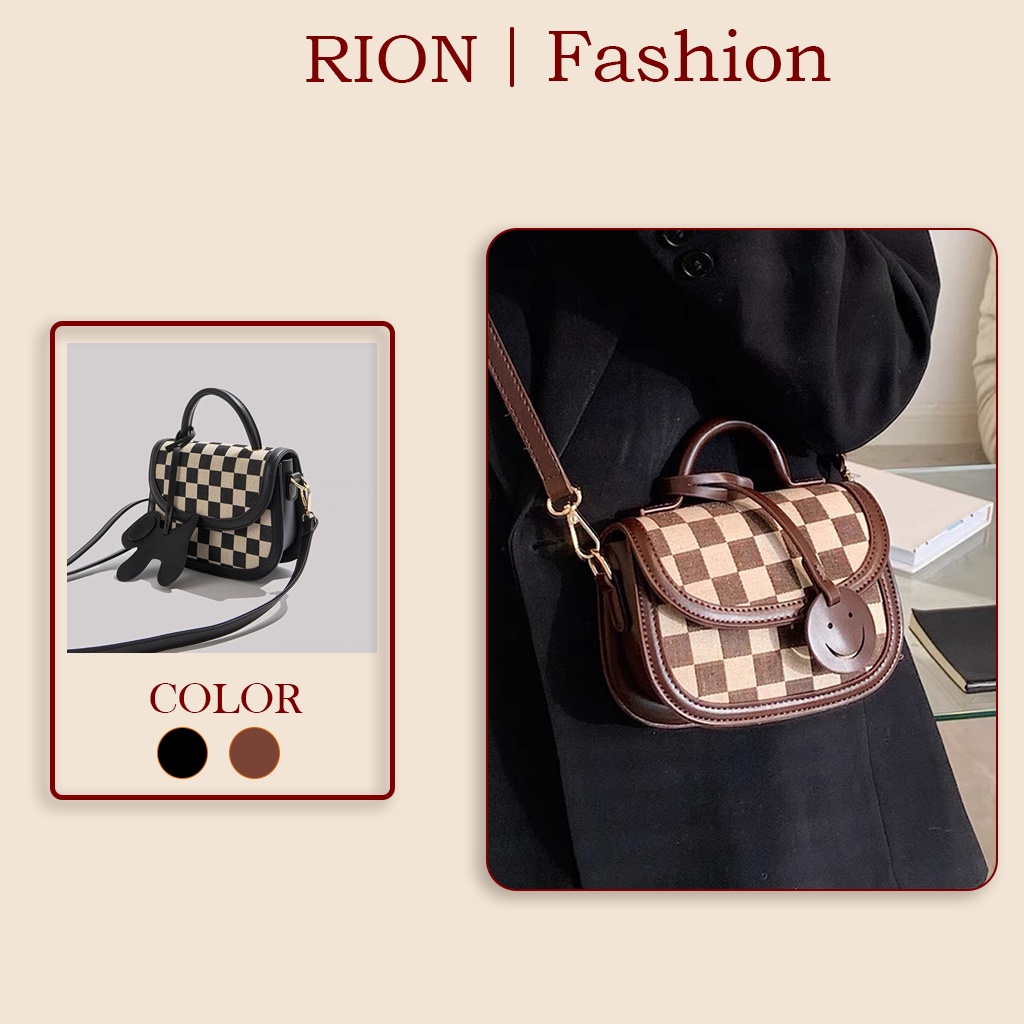 Túi Xách Nữ | Túi Đeo Chéo Họa Tiết Karo Phong Cách Trẻ Trung | MC01