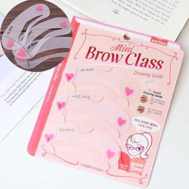 Bộ 3 Khung Kẻ Mày Mini Brow Class Drawing Guide