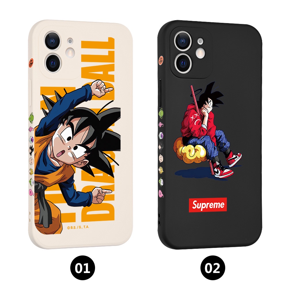 Ốp Điện Thoại Họa Tiết Nhân Vật Trong Dragon Ball Cho Xiaomi Redmi 10 Note 10 11 Pro Plus 10T Mi 10 11 Pro 8 9 SE Black Shark 4 POCO M3 M4 X3 Pro NFC GT F3