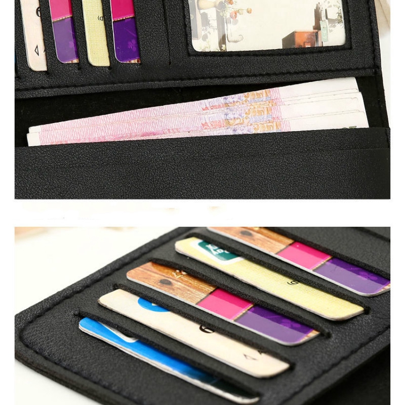 Ví Da Dáng Dài Phong Cách Âu Mỹ Thời Trang Dành Cho Bạn Nữ IELGY