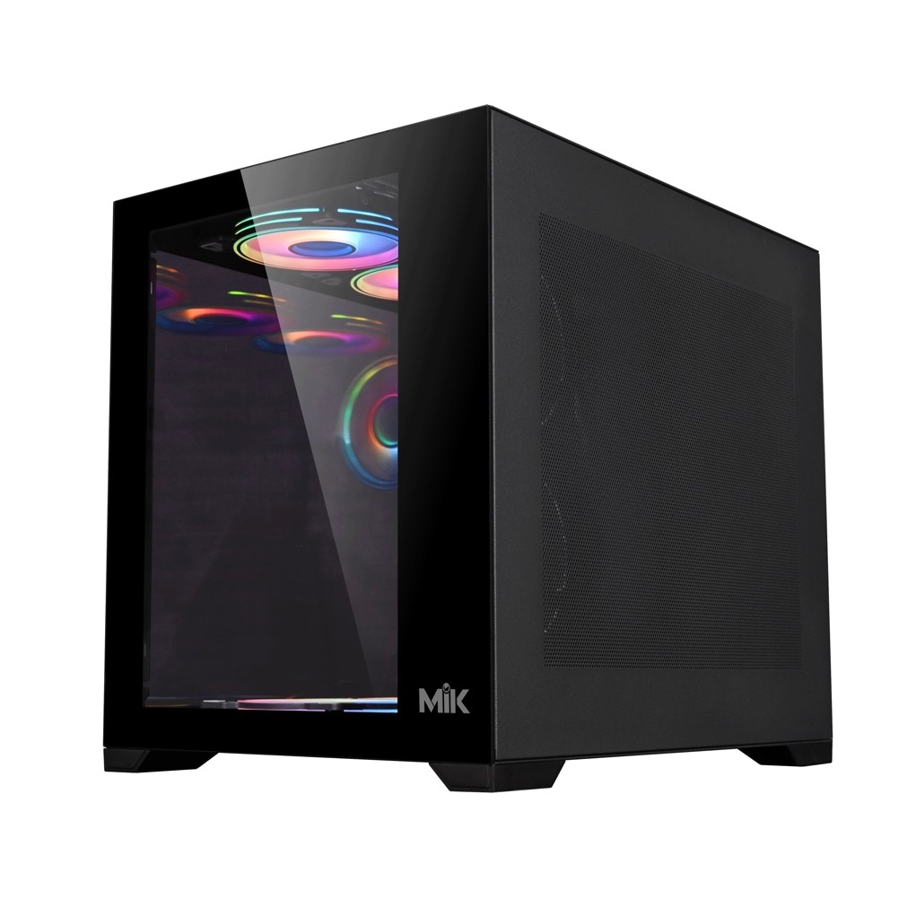 Vỏ Case MIK LV12 - Black (iTX, mATX, ATX)