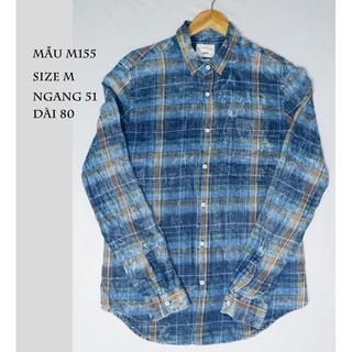 Áo flannel 2hand đủ size hàng Nhật (Inbox để chọn mẫu)