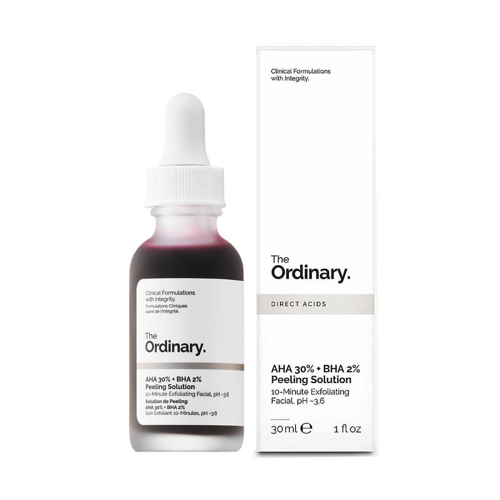 [Có sẵn] [Chính hãng] Tẩy Da Chết Hóa Học The Ordinary AHA30% + BHA2% 30ml