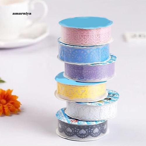 5 Cuộn băng keo ren trang trí xinh xắn