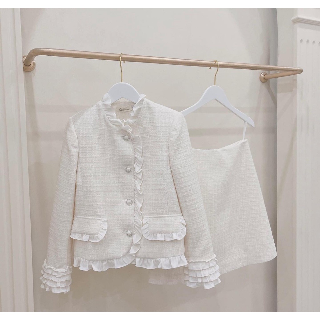 Set dạ 3 món áo trong , áo khoác+chân váy hàng thiết kế sang trọng SD3 | BigBuy360 - bigbuy360.vn